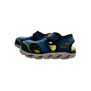 Sketchers Boys Nonslip Sandals Black/Blue/Green Size 7‎
